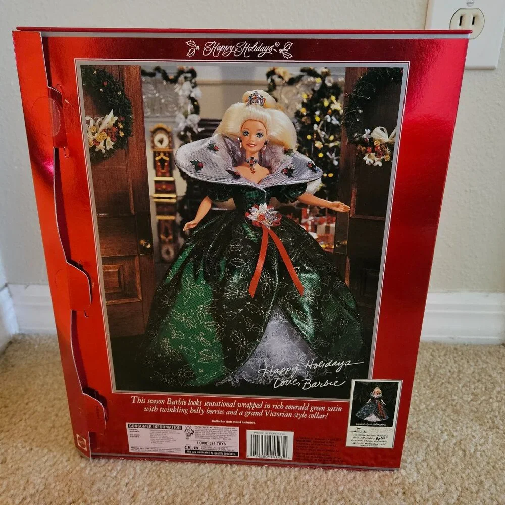 NRFB MATTEL 1995 SPECIAL EDITION HAPPY HOLIDAYS CHRISTMAS BARBIE DOLL #14123